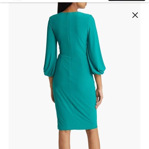 ELIZA J WRAP LOOK LONG SLEEVE DRESS - Picture 4 of 8